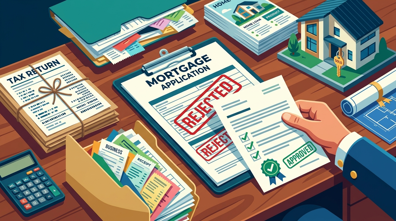 Secure a Mortgage After Denial: Strategies for Self-Employed