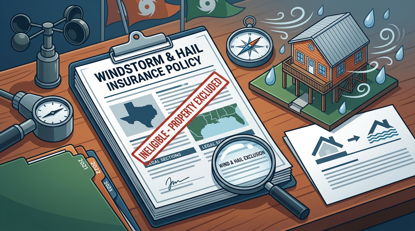 Securing Windstorm Insurance for Ineligible Properties in Texas