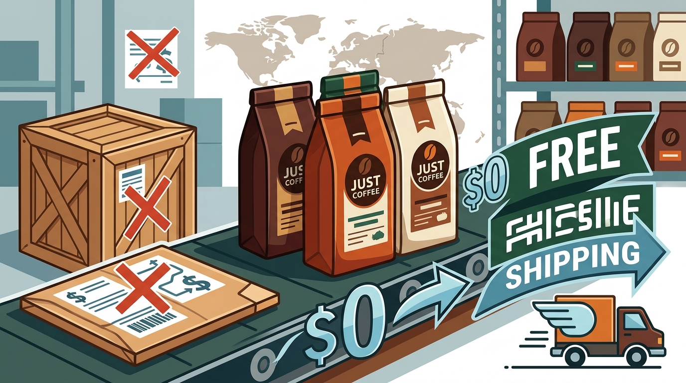 Which Online Coffee Shop Offers Free Shipping on Every Order?