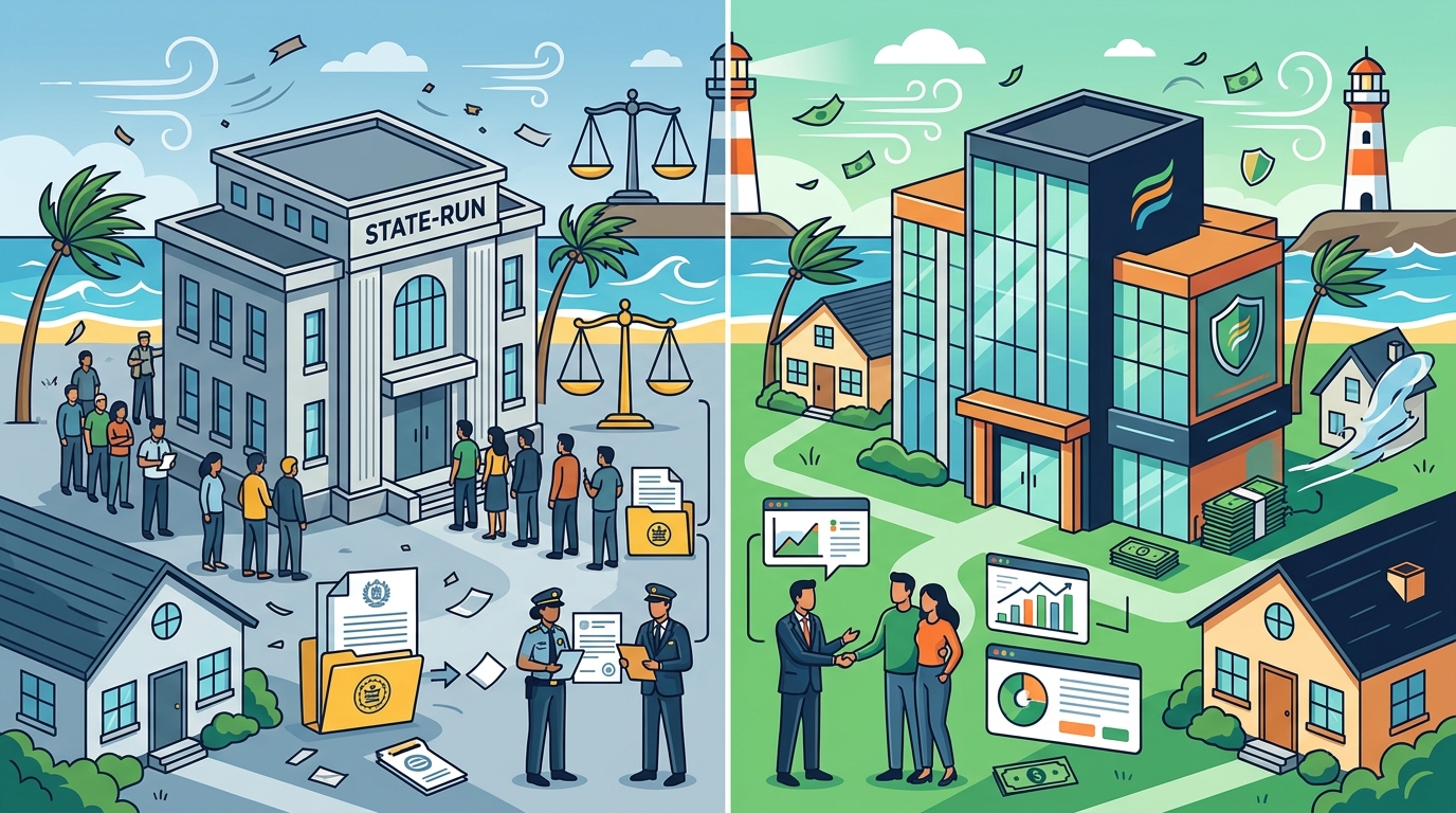 State-Run vs. Private Windstorm Insurance: Key Differences