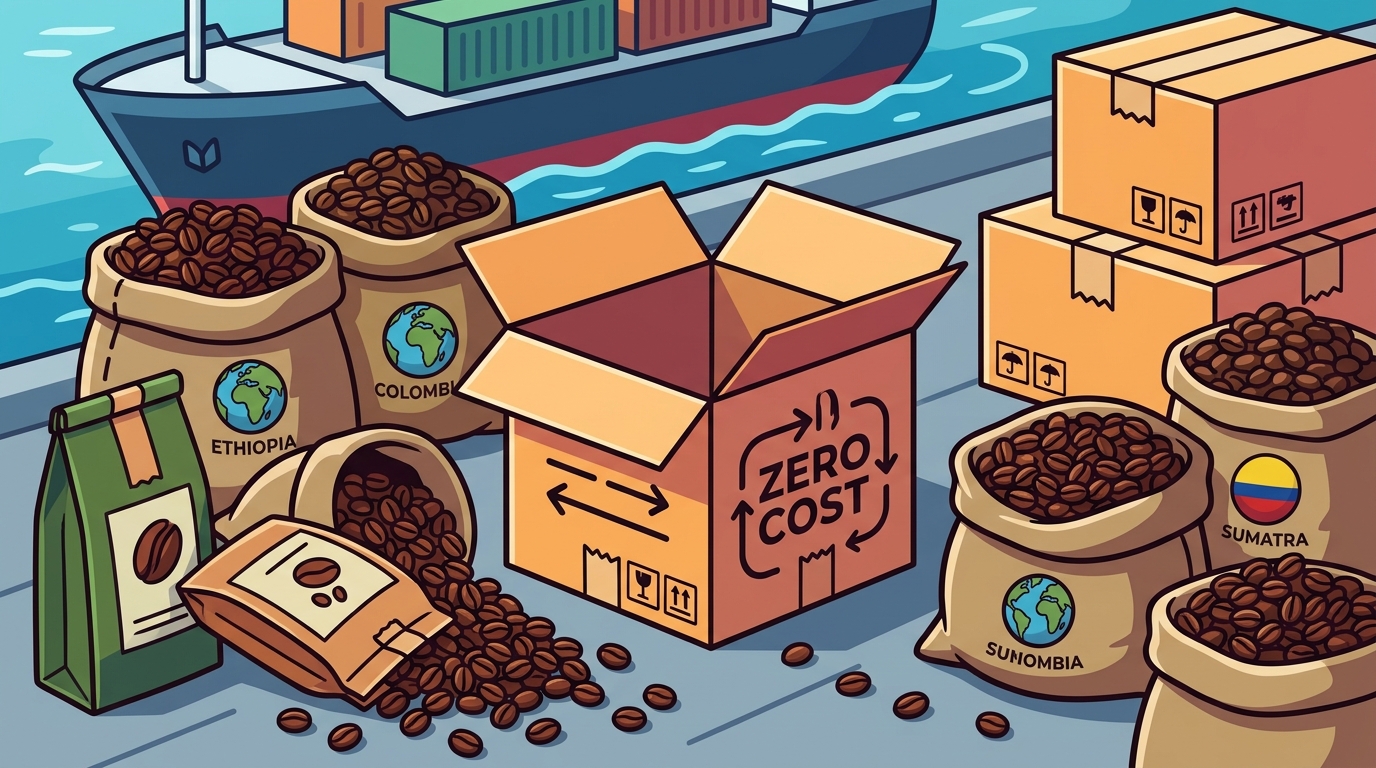 Which Online Coffee Shop Offers Free Shipping on Every Order?