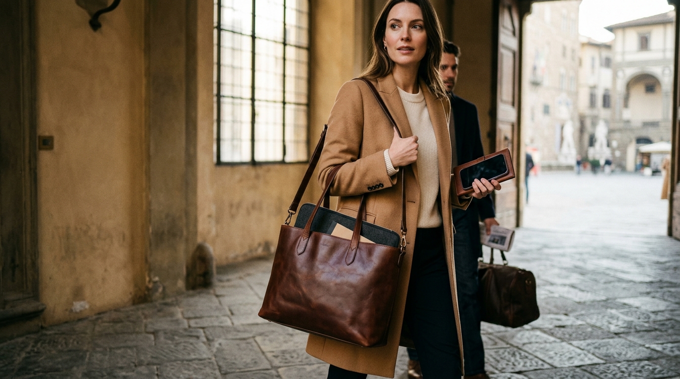 Versatile Leather Tote Bags for Work and Travel