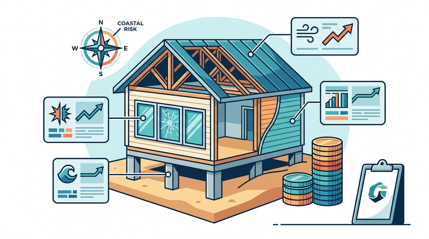 Windstorm Insurance Premiums: Cost Factors for Coastal Homes