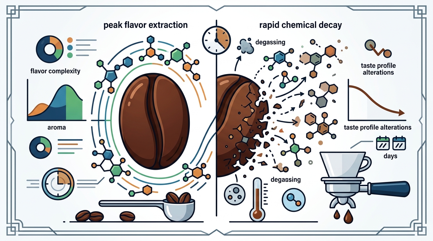 Why Freshly Roasted Coffee Tastes Better: The Science of Flavor