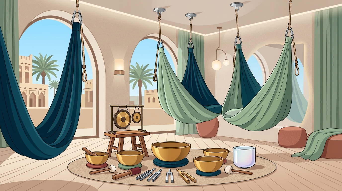Sound Healing and Aerial Yoga in Bahrain: A Holistic Guide