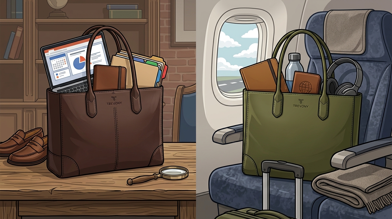 Versatile Leather Tote Bags for Work and Travel