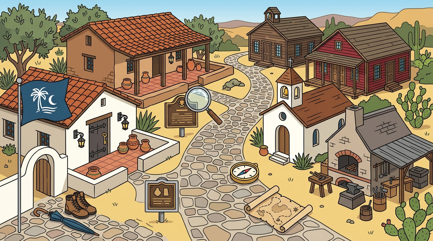 Historic Sites on an Old Town San Diego Walking Tour