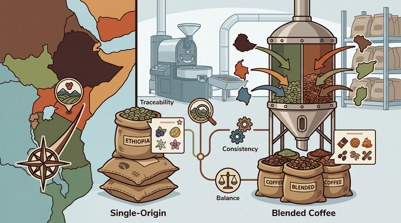 Single-Origin vs Blended Coffee: Key Differences Explained