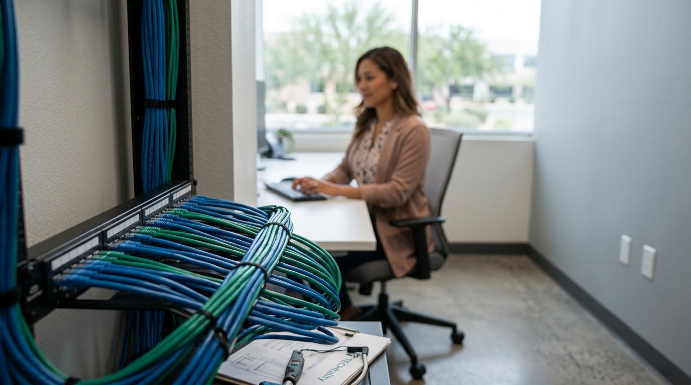 Improve Office Wiring for Network Stability | TECHtality