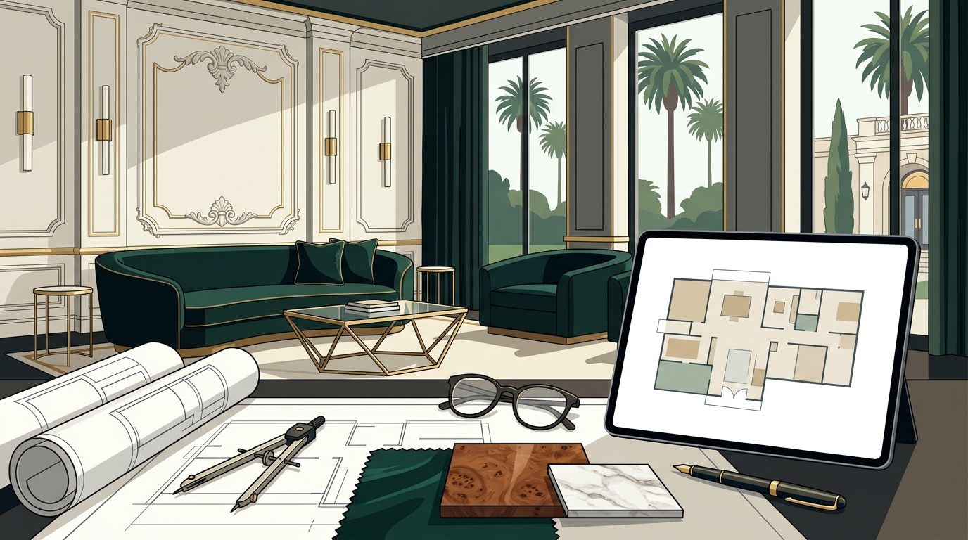 Top Beverly Hills Interior Designers for Hollywood Glamour & VIP