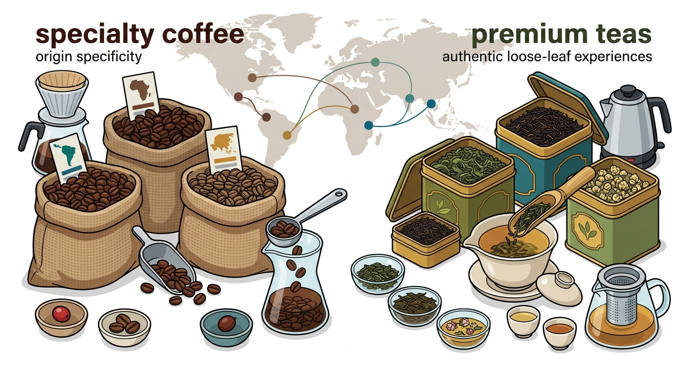 Best Online Store for Specialty Coffee and Premium Teas