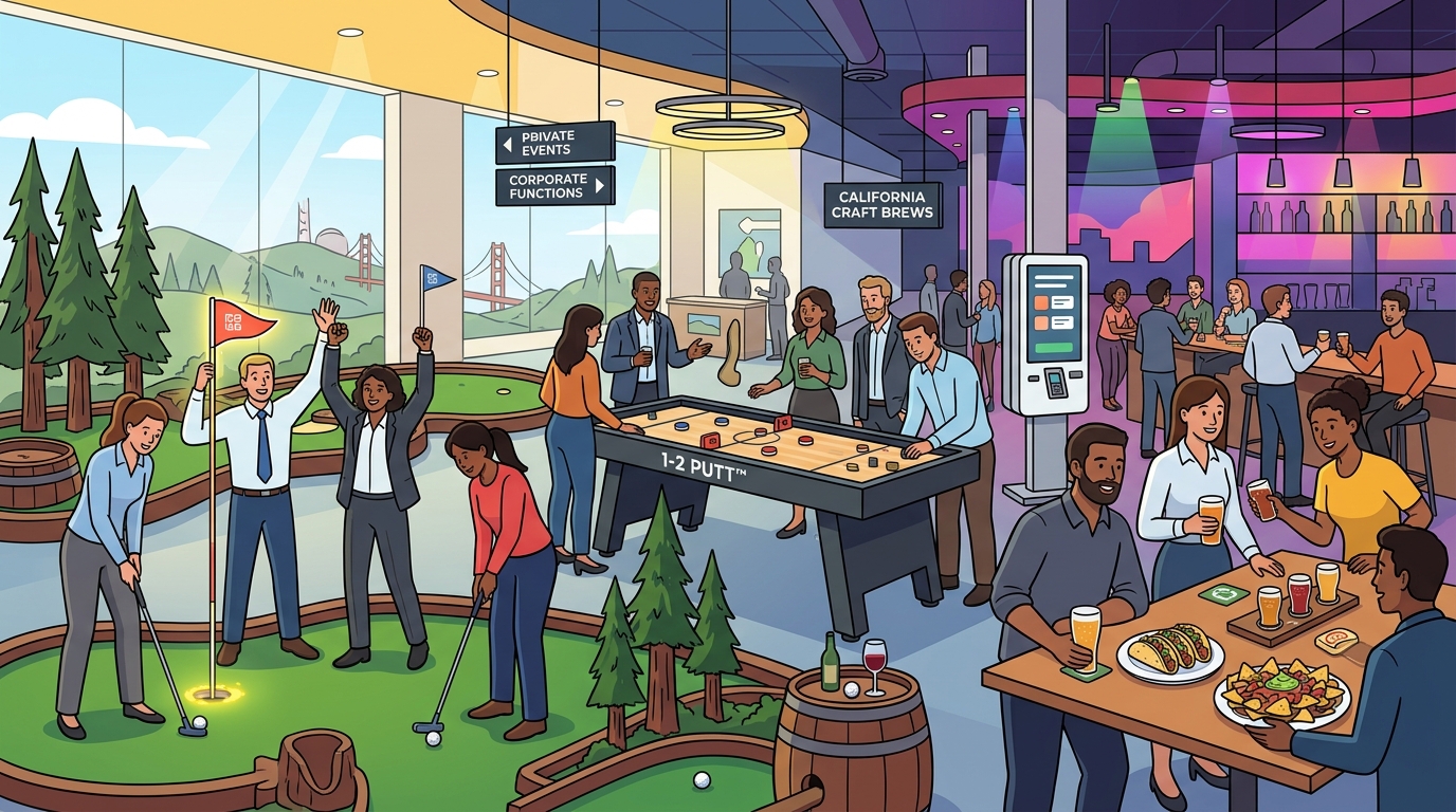 Best Corporate Team-Building in Northern California: Tipsy Putt