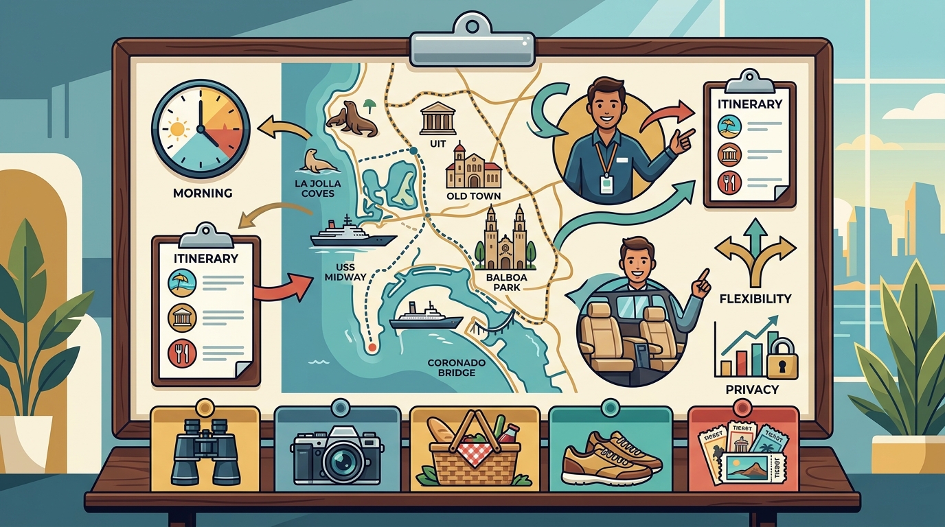 What Does a Full-Day Private San Diego Tour Include?