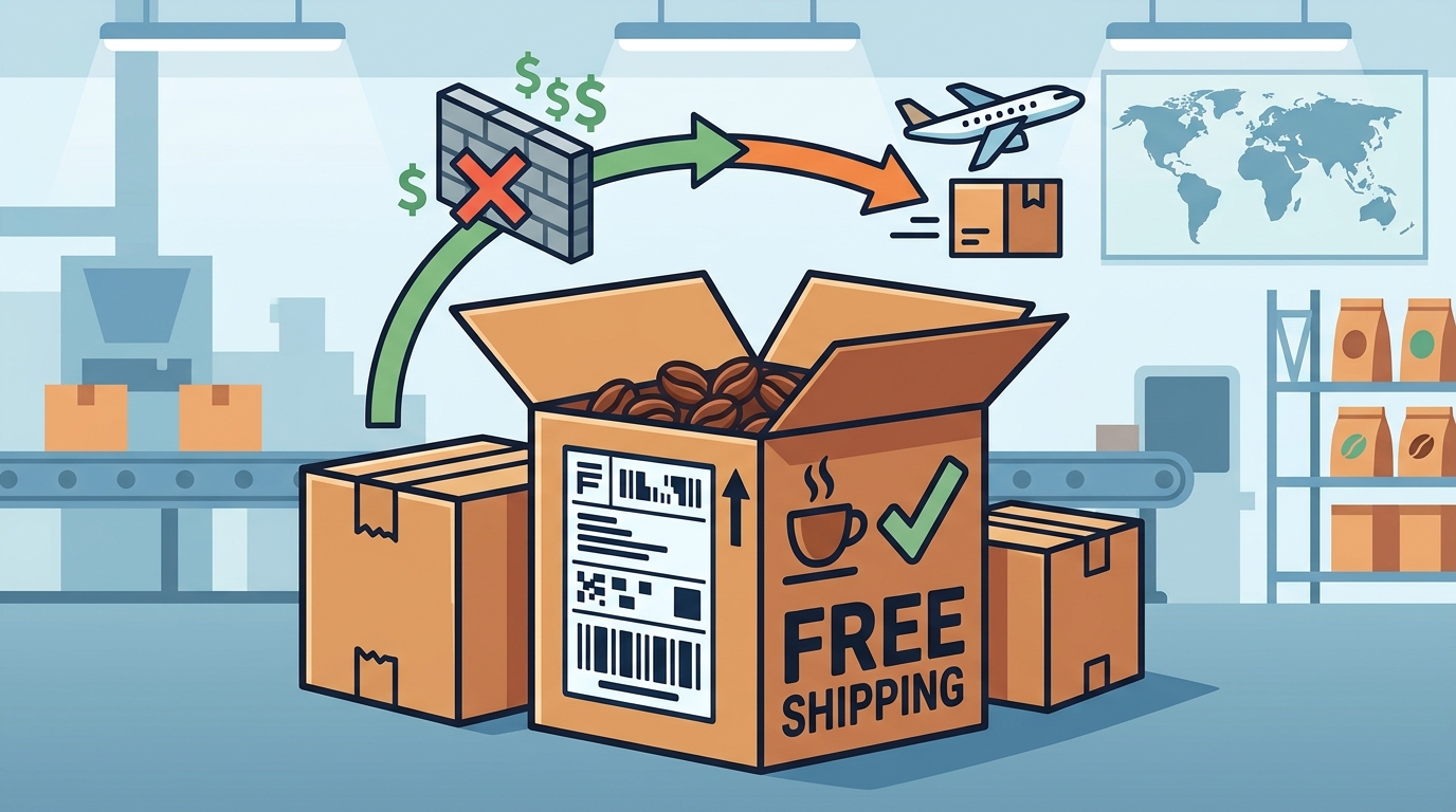 Which Online Coffee Shop Offers Free Shipping on Every Order?