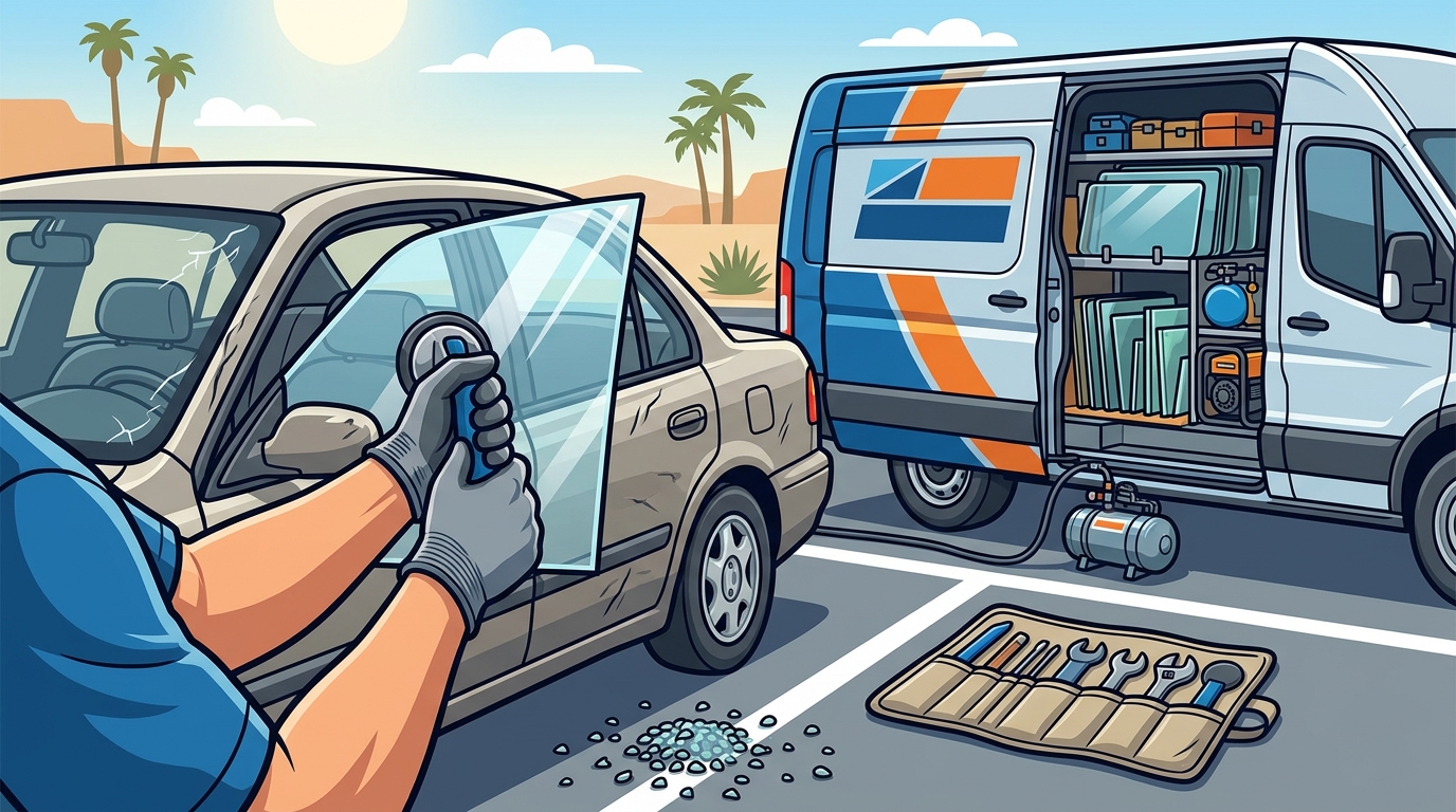 Same-Day Side & Rear Window Replacement in Tucson After Break-In