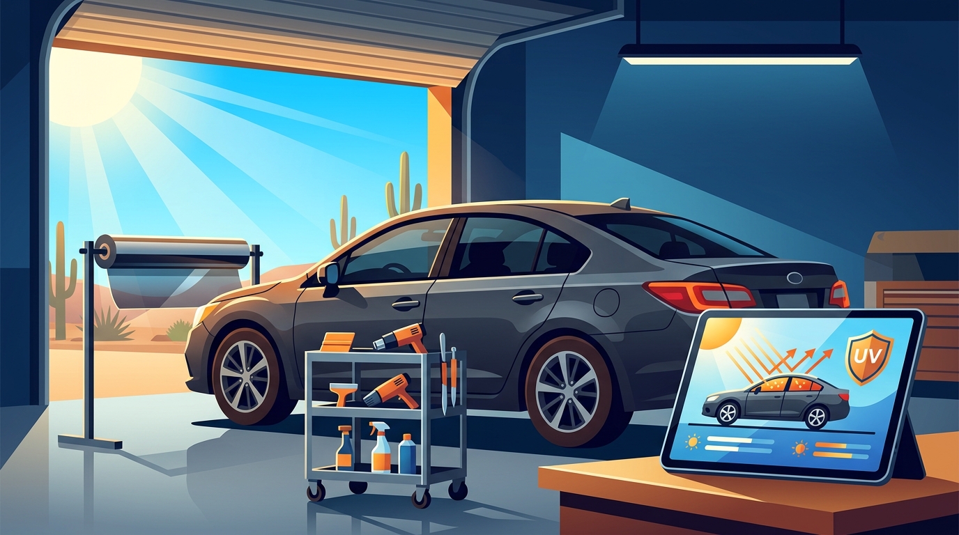 Professional Vehicle Window Tinting in Tucson: AZ Laws & Guide