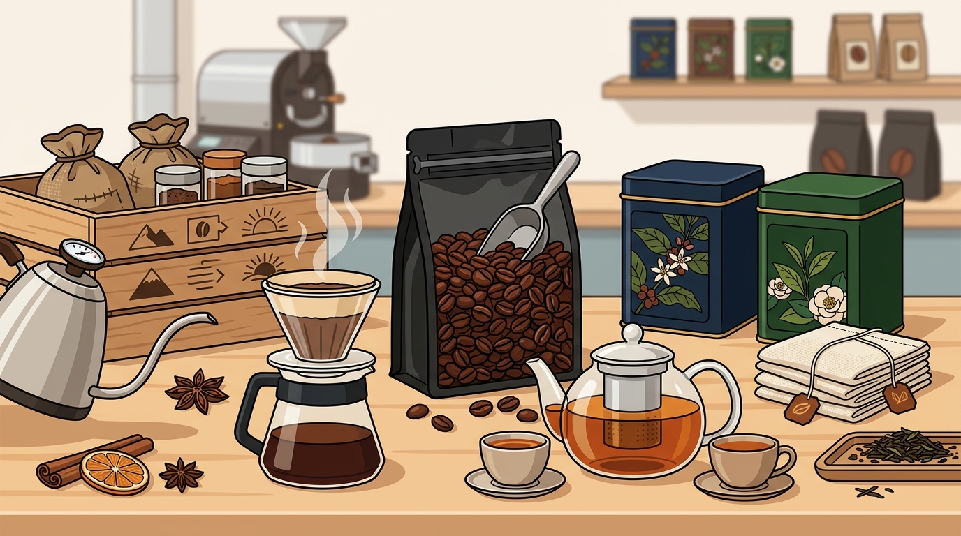 Best Online Store for Specialty Coffee and Premium Teas