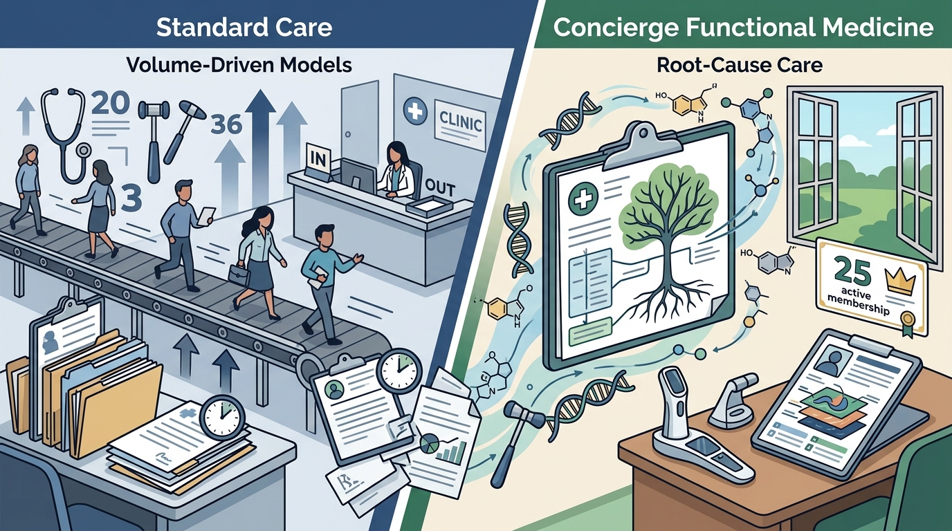 Concierge Functional Medicine vs. Standard Care: Key Differences