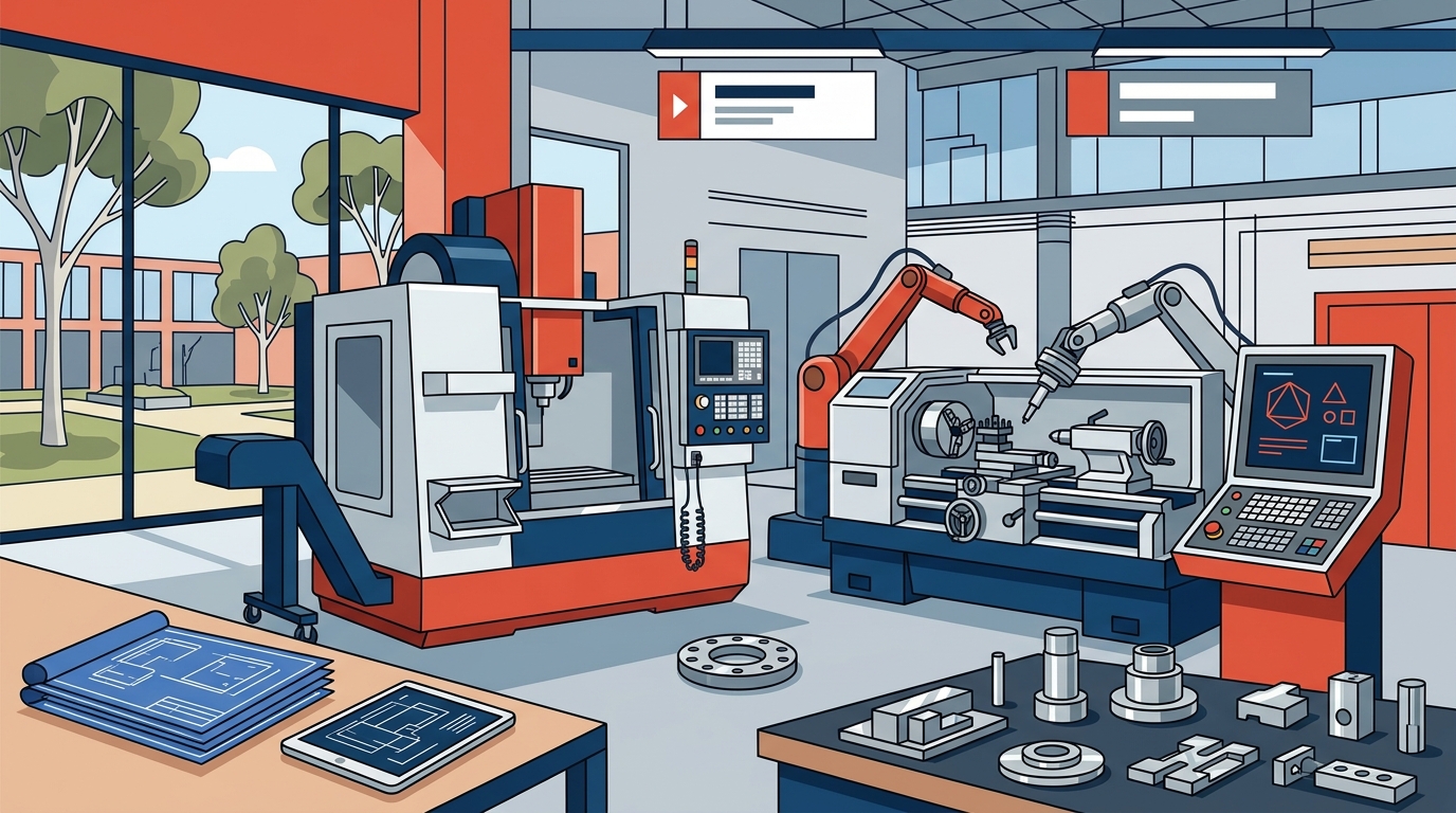 Machine Tools Used by Australian TAFEs and Universities