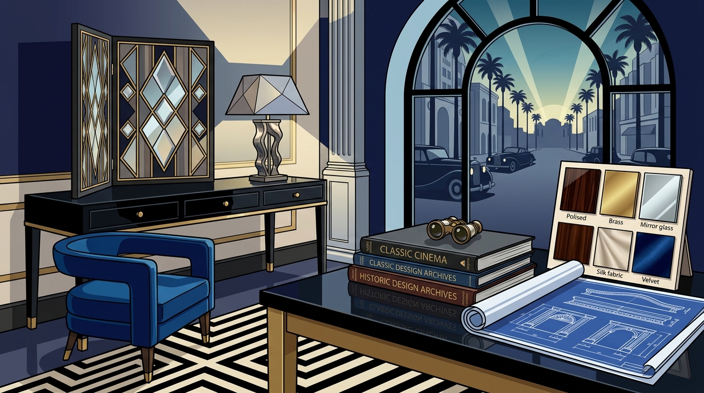 Hollywood Glamour & American Elegance in Luxury Design