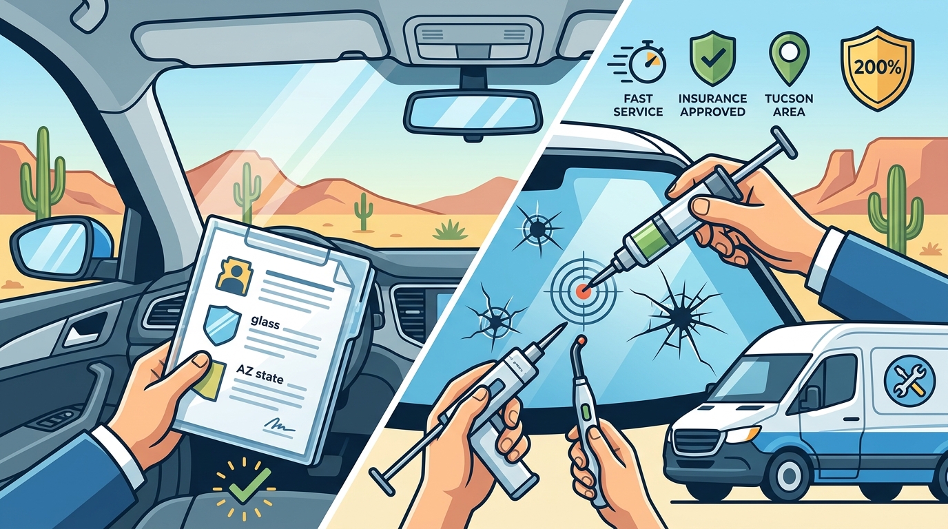Arizona Full-Glass Coverage: Claims & Tucson Auto Glass Help
