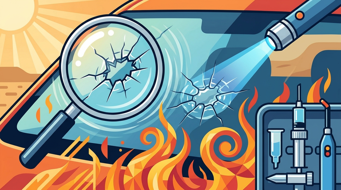 Tucson Windshield Chip Repair: Stop Heat Damage Fast