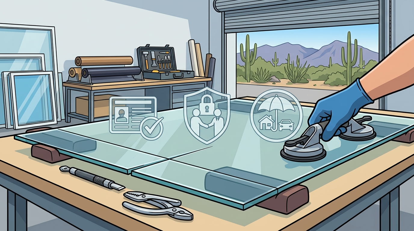 Is Vista Glass Licensed, Bonded, and Insured in Tucson?