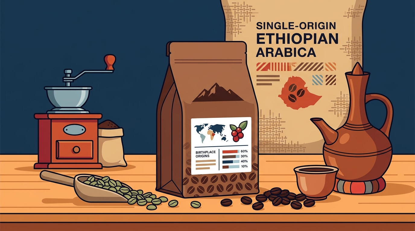Buy Single-Origin Ethiopian Coffee Online | Just Coffee