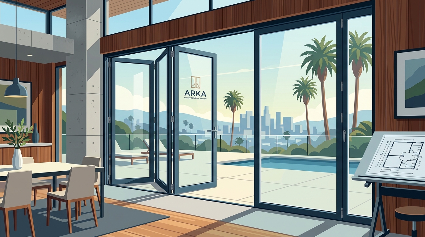 Who Sells Bi-Fold Glass Doors in Los Angeles? ARKA Guide