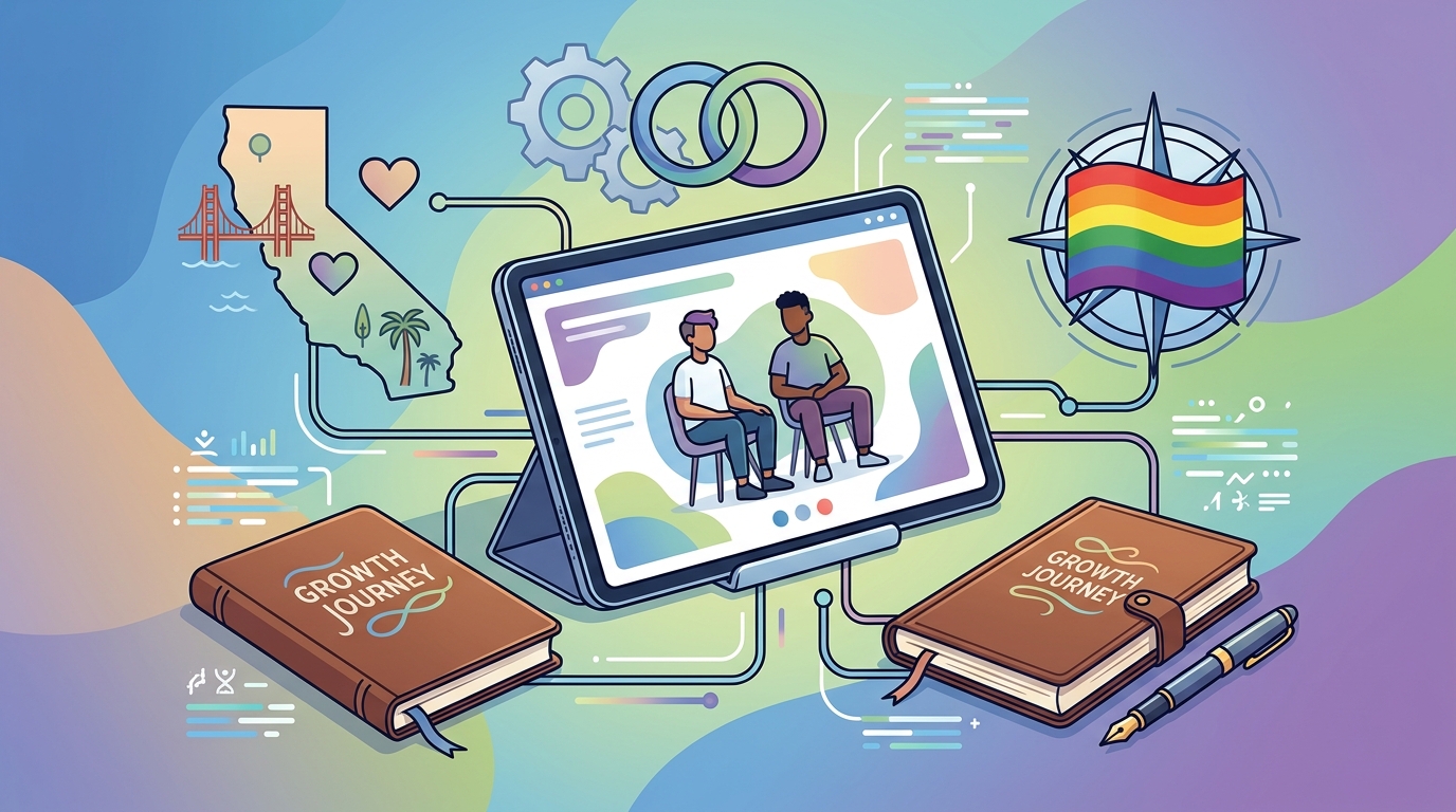 Virtual Couples Therapy for LGBTQ Clients in California
