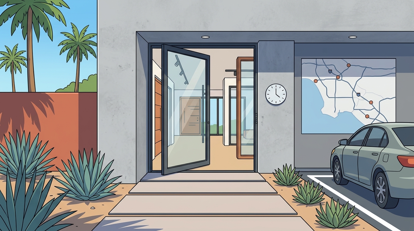 See Pivot Doors in Person Near Los Angeles | ARKA Showroom