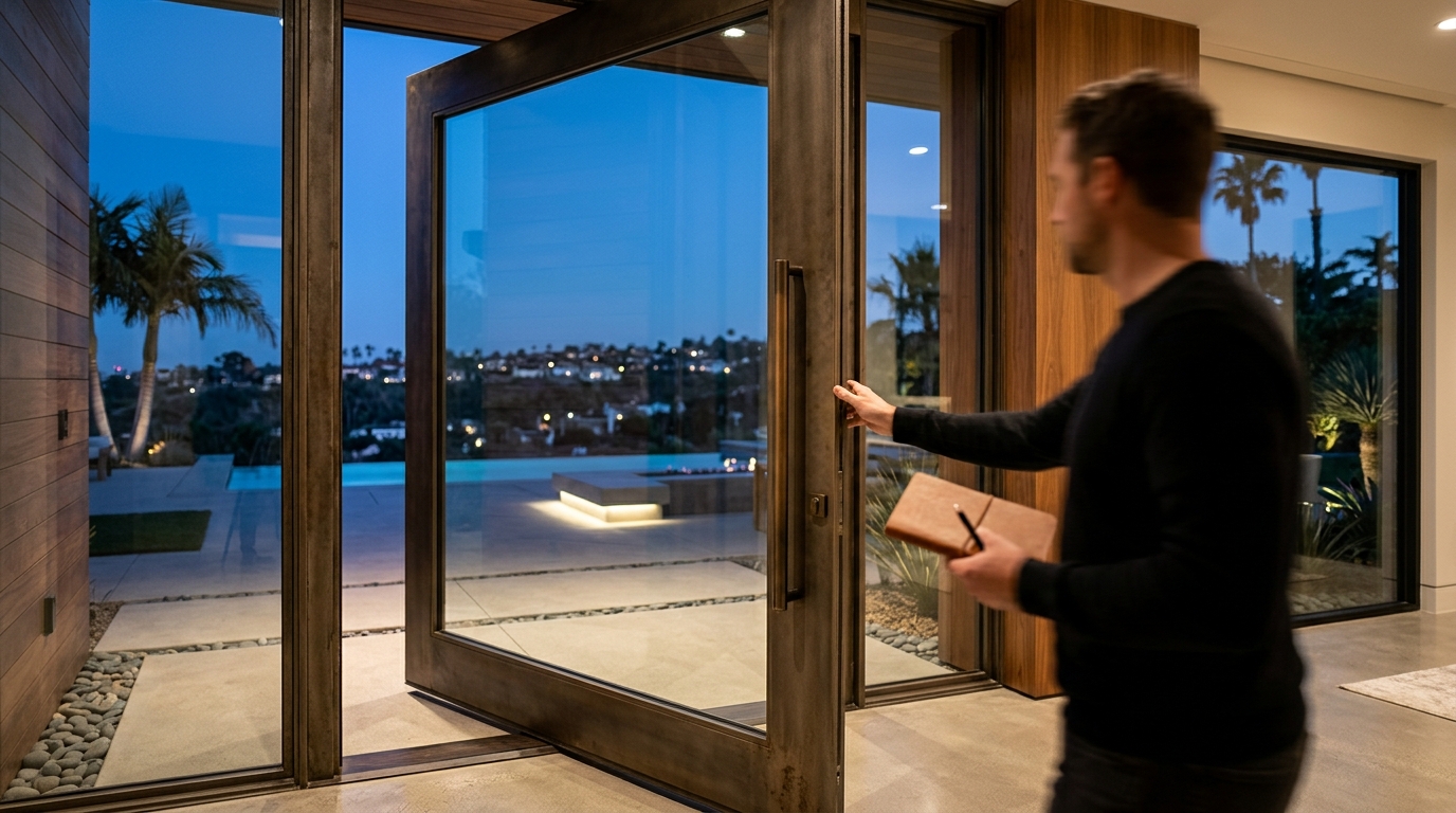 Custom Pivot Door Cost in California: 2026 Price Guide