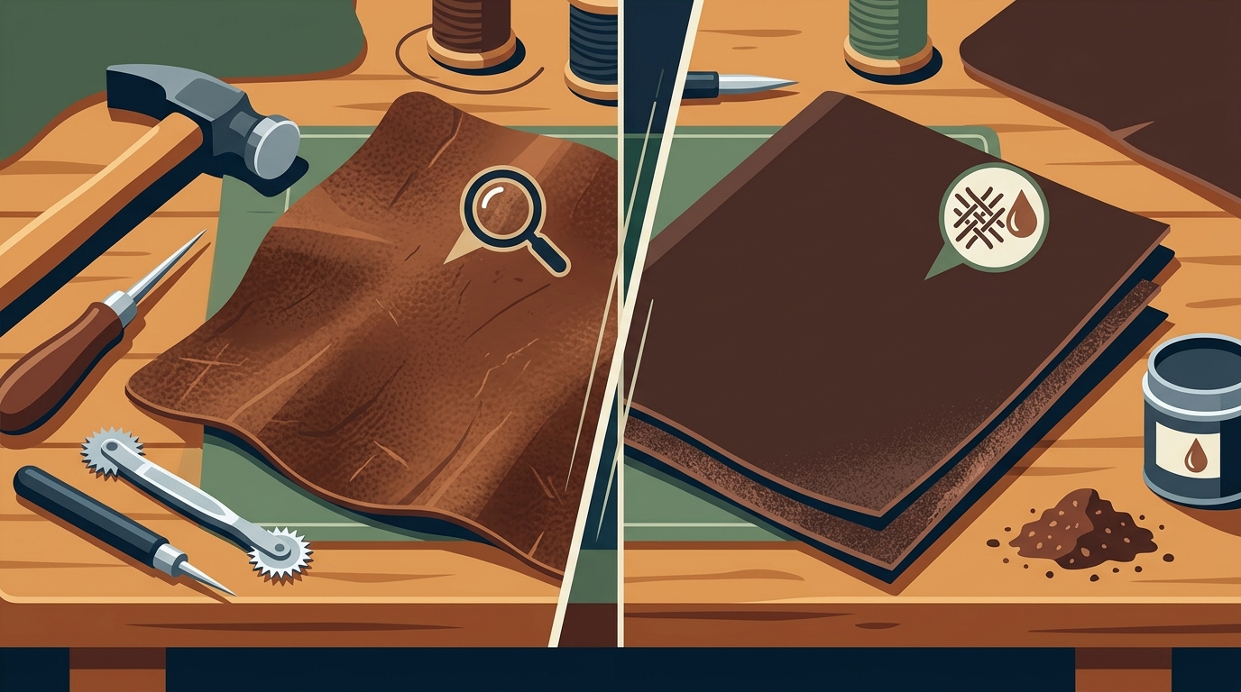 Full-Grain vs. Bonded Leather: The Ultimate Quality Guide