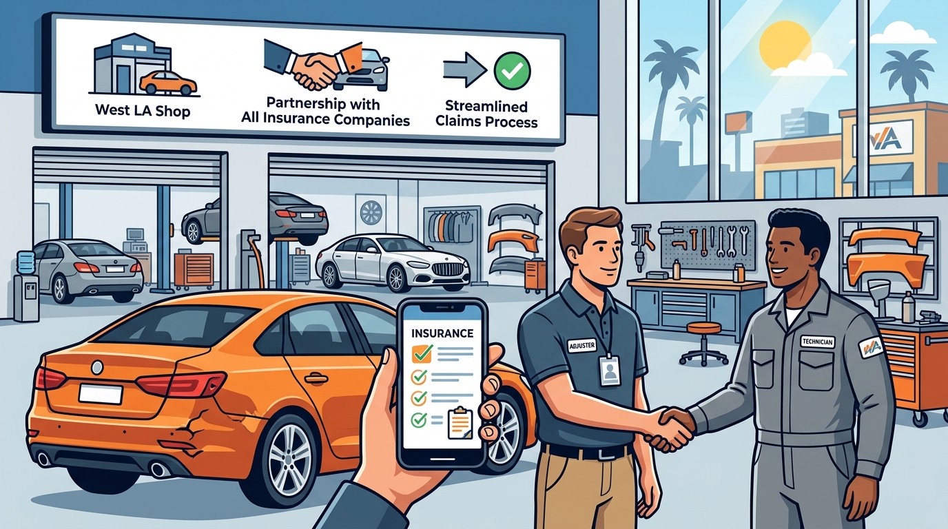 Auto Body Shops in West LA Working With All Insurance Companies