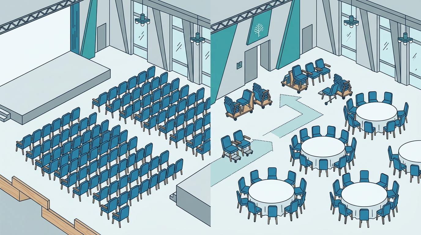 Configurable Seating for Conferences Near Georgetown: Northpoint