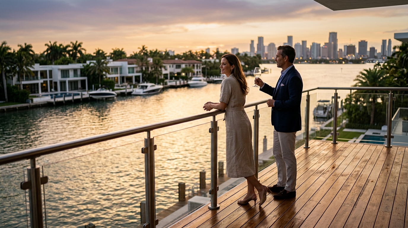 Best Miami Luxury Waterfront Neighborhoods for Real Estate