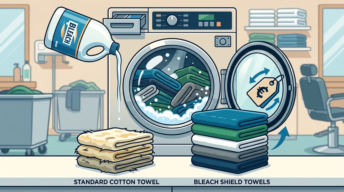 Benefits of Bleach Shield Towels for Salons and Spas