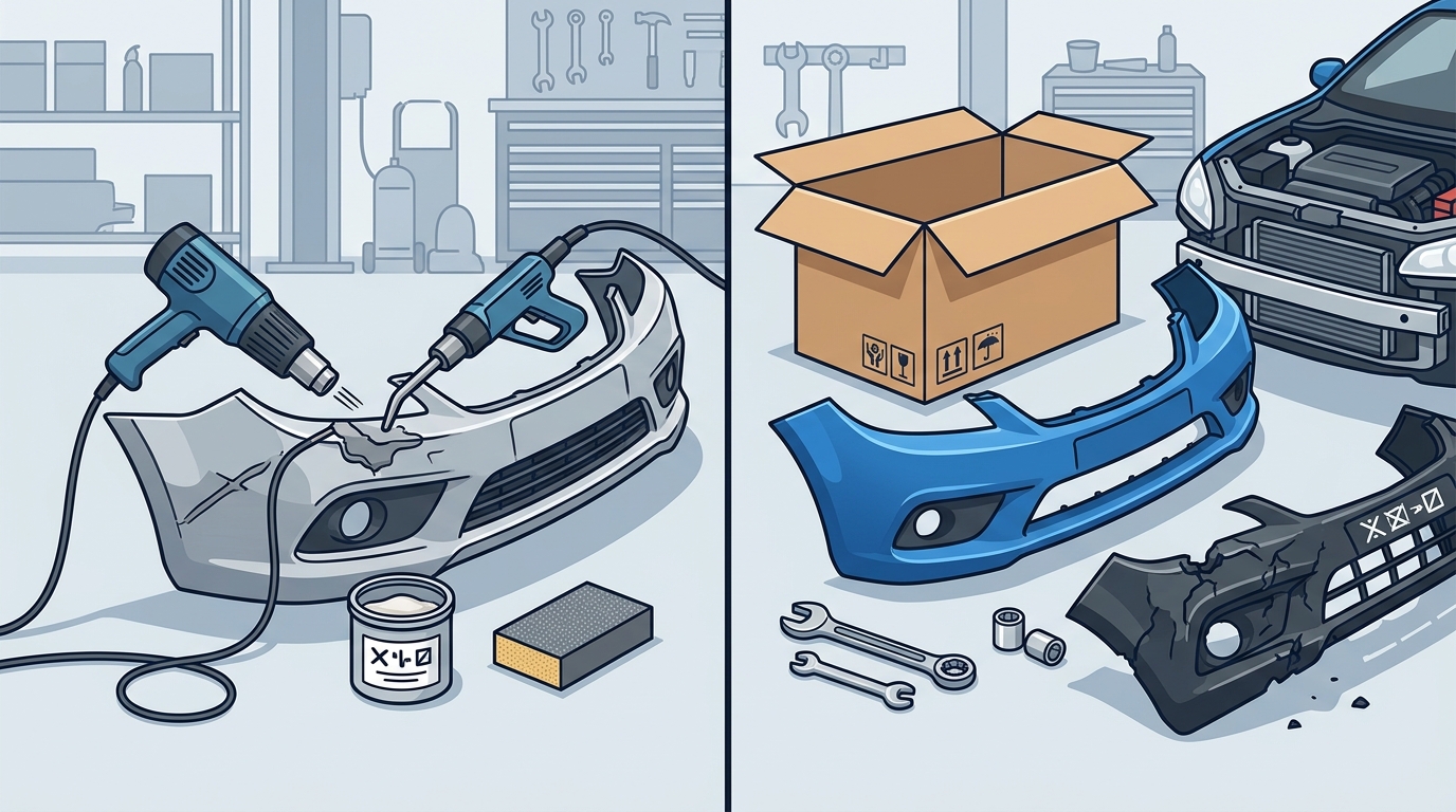 Bumper Repair vs. Replacement in Los Angeles: A Complete Guide