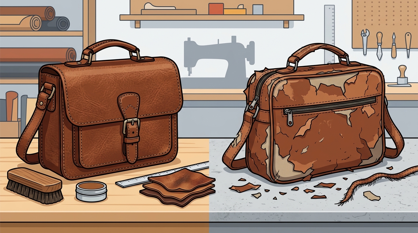 Full-Grain vs. Bonded Leather: The Ultimate Quality Guide