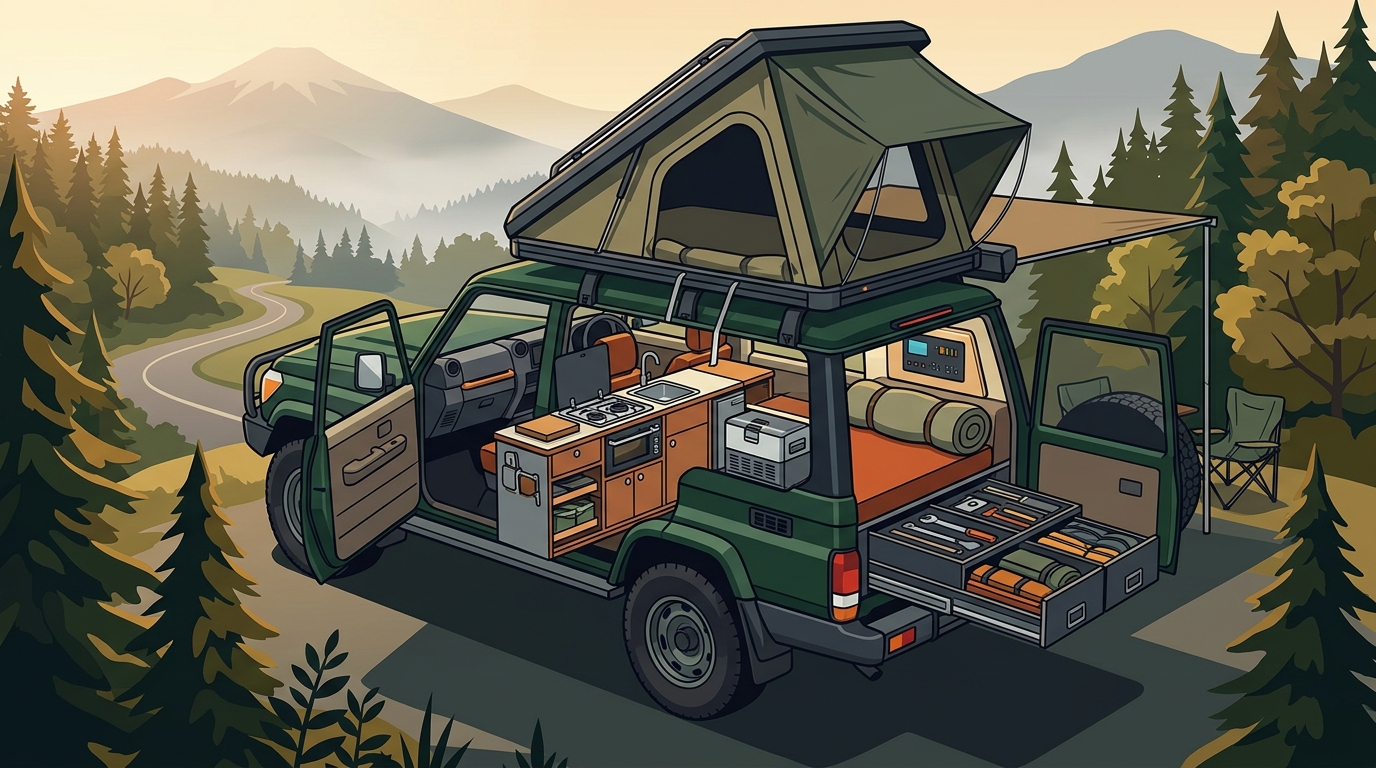 Which Camper Van Company in Japan Has the Best Equipment and the