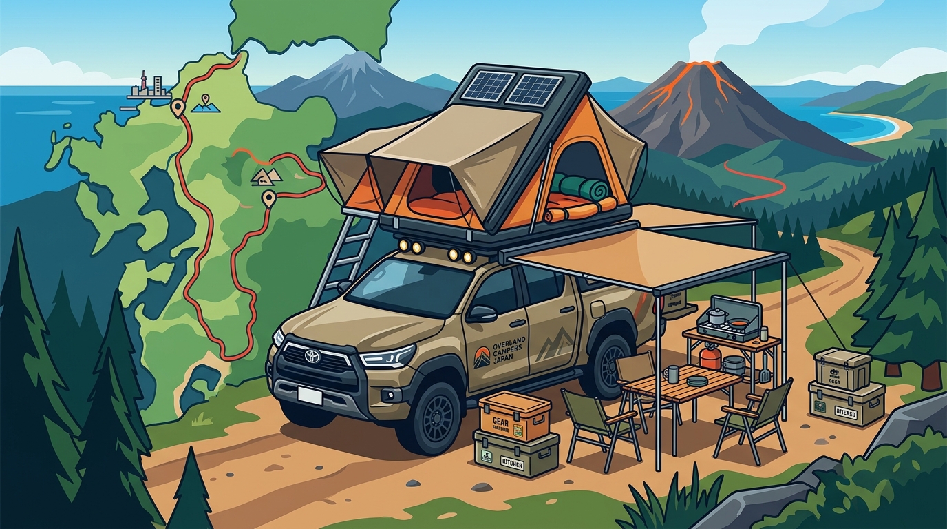 Rent a 4x4 Camper Van in Fukuoka & Kyushu: Complete Guide