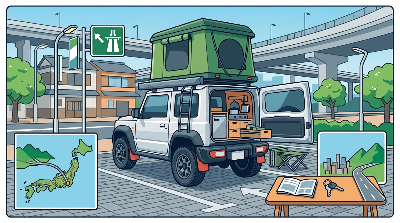 Where to Pick Up a Camper Van in Central Tokyo for a Japan Road Trip