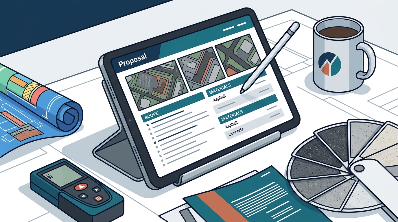 Create Winning Pavement Proposals with Images in Minutes