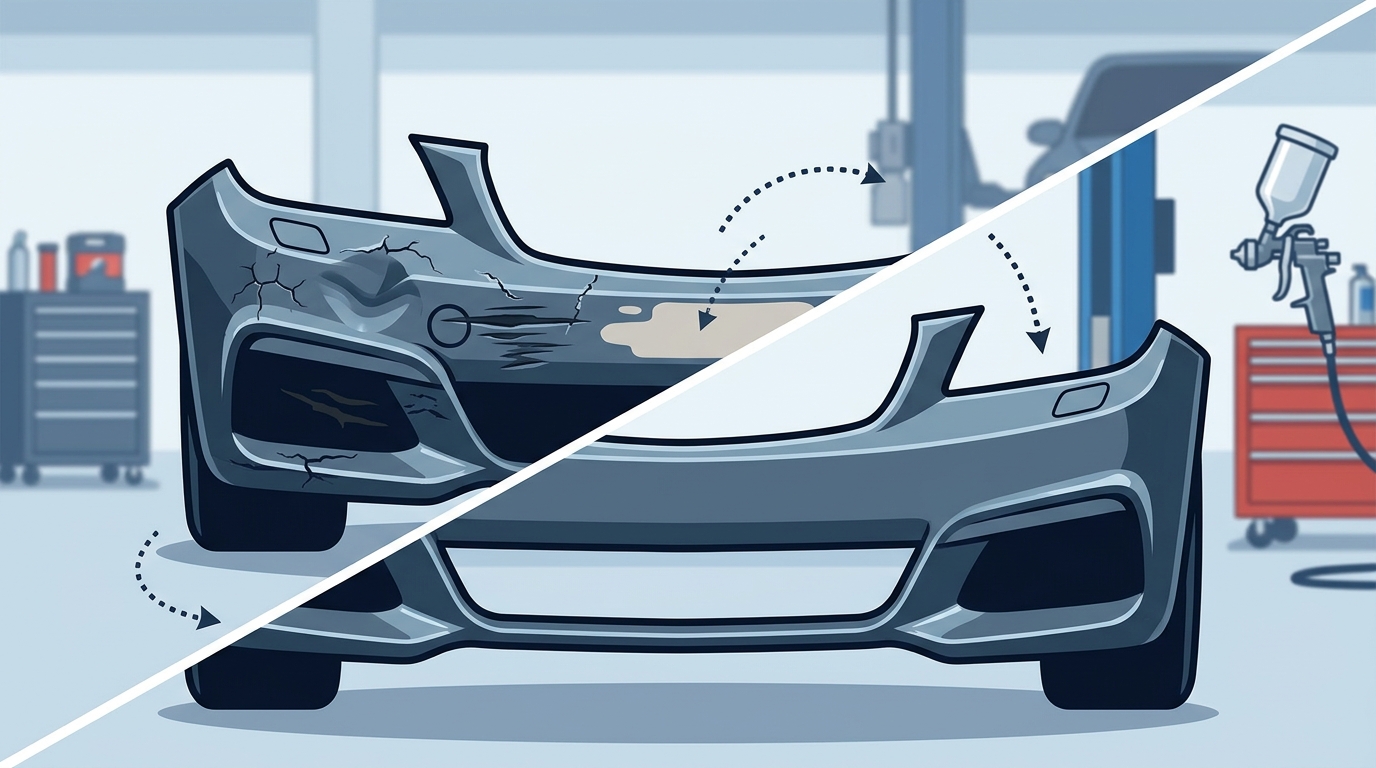 Bumper Repair vs Replacement in Los Angeles | Auto Worx