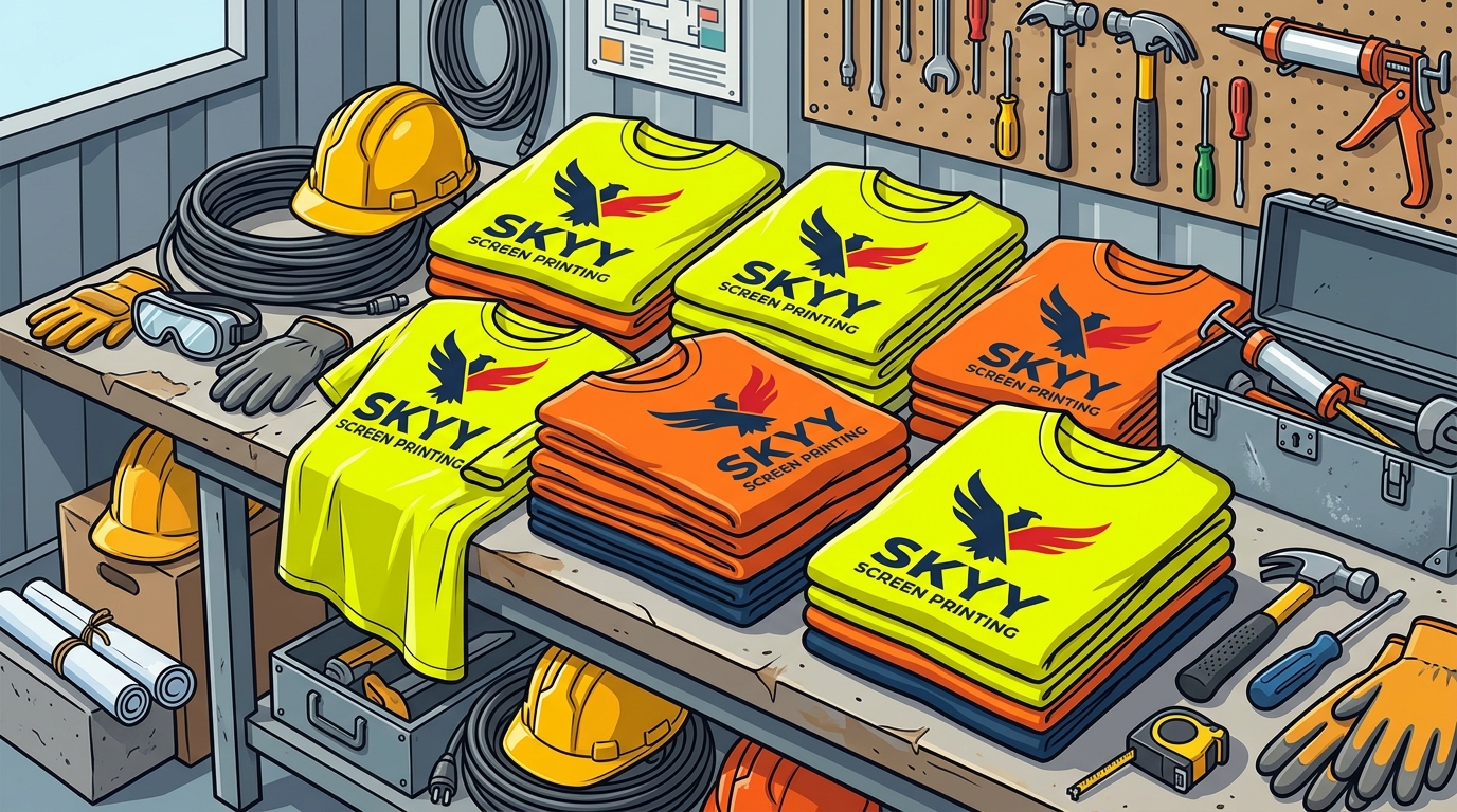 Bulk Custom Screen Printing for Construction & Trade Businesses