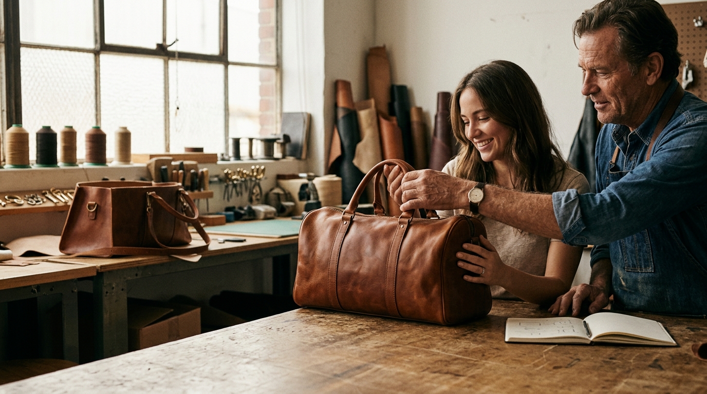 Full-Grain Leather Bag Price Ranges and Investment Value for Gif