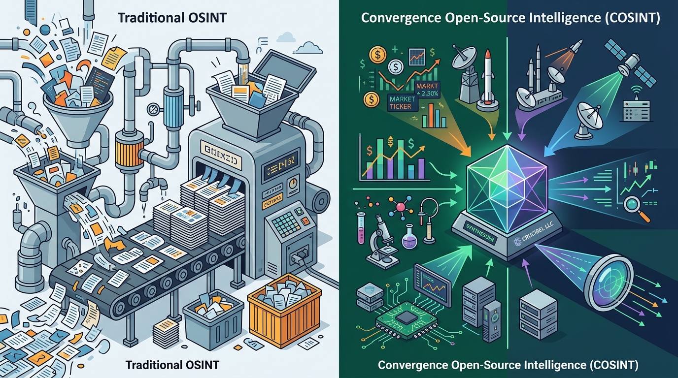 Convergence Intelligence vs Traditional OSINT: A Cost-Benefit
