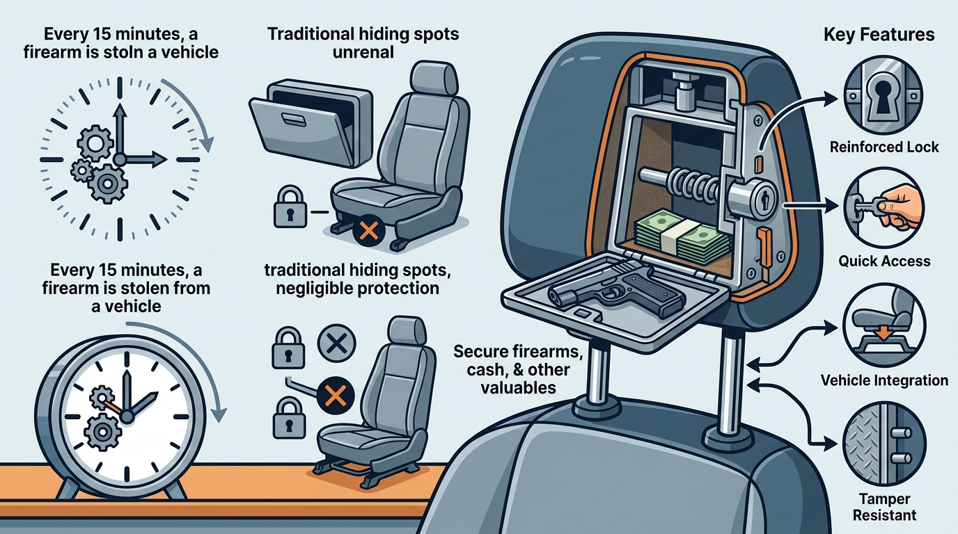 Key Features and Quality Standards for Hidden Headrest Safes