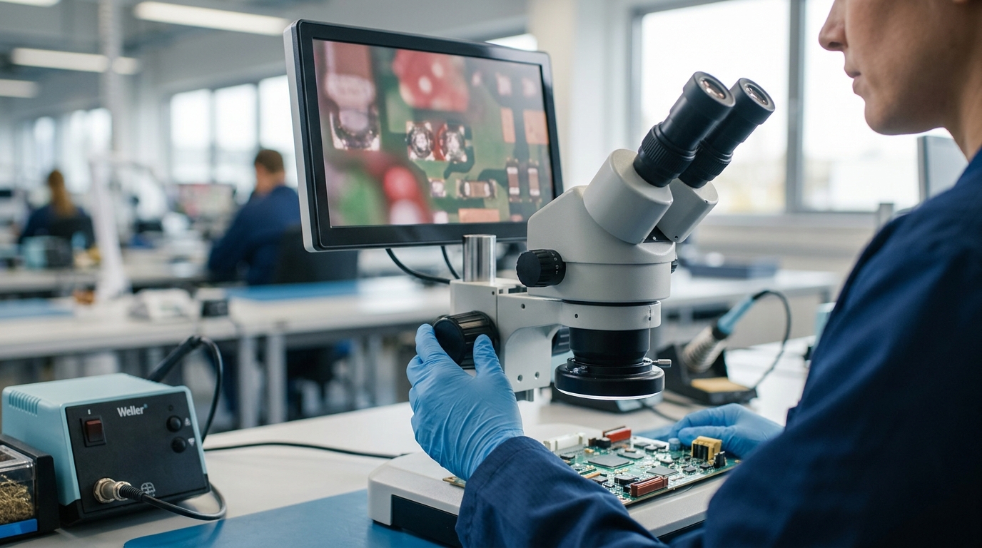 PCB Inspection Microscope ROI: Pricing & Comparison for German M