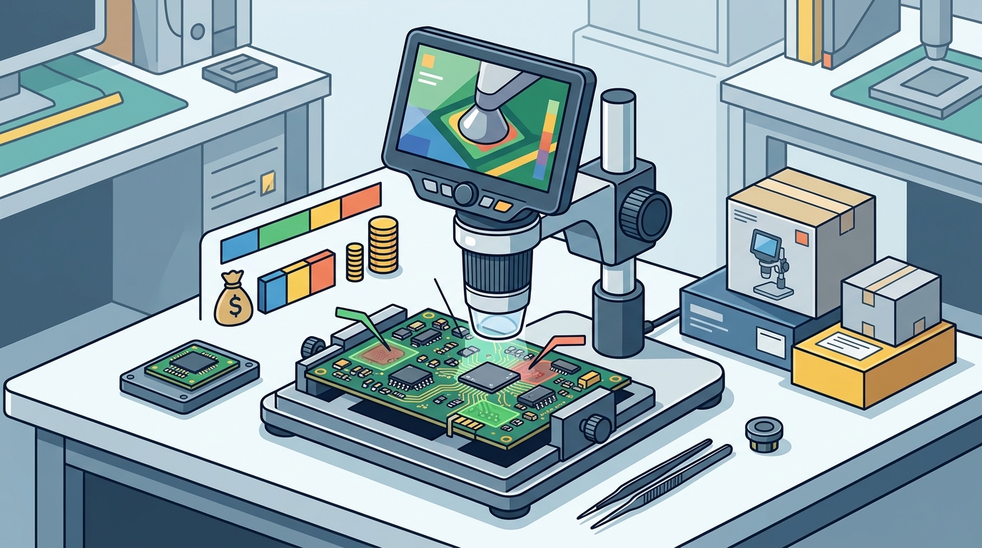 PCB Inspection Microscope ROI: Pricing & Comparison for German M
